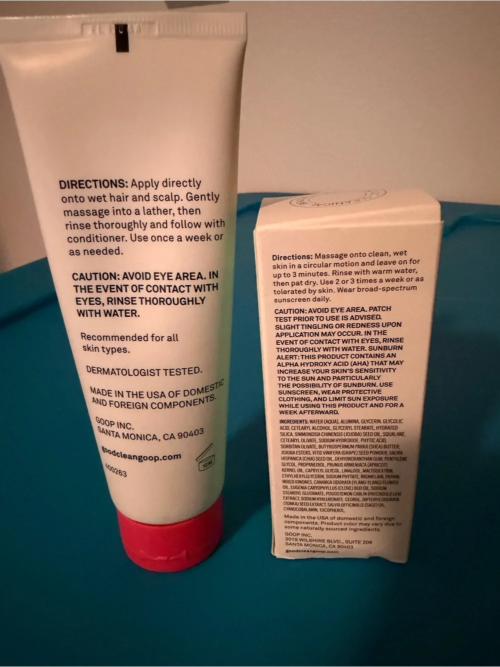 good. clean. goop Beauty The Powerscrub Scalp Detox - Pink/White